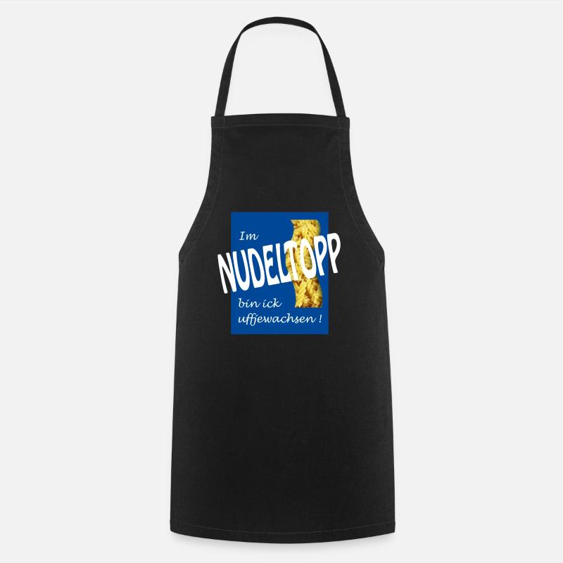 NUDELTOPP - Kochschürze - Schwarz