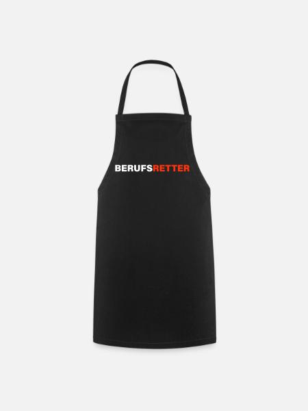 Berufsretter - Kochschürze - Schwarz