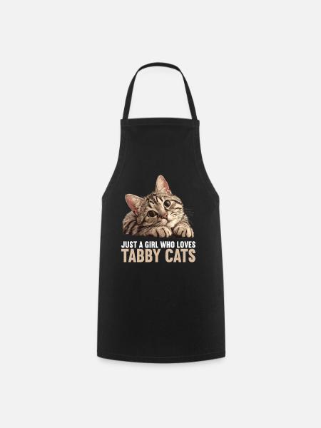 Tabby Kätzchen Tabby Katze - Kochschürze - Schwarz