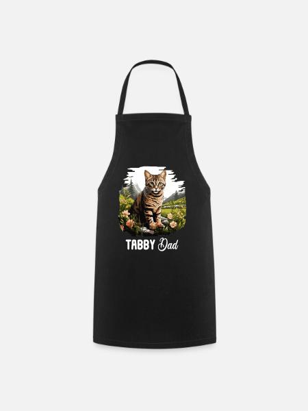Tabby Kätzchen Tabby Katze - Kochschürze - Schwarz