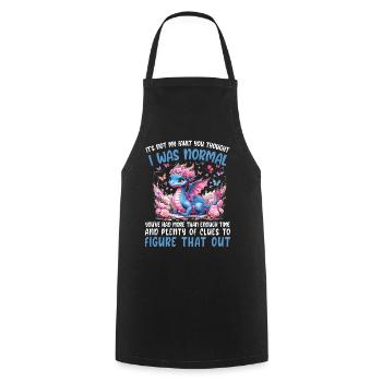 Drache Tshirt Märchen Dragon Japanisch Kanji - Kochschürze - Schwarz - Vorne - AI Model Male 185 dark (185cm)