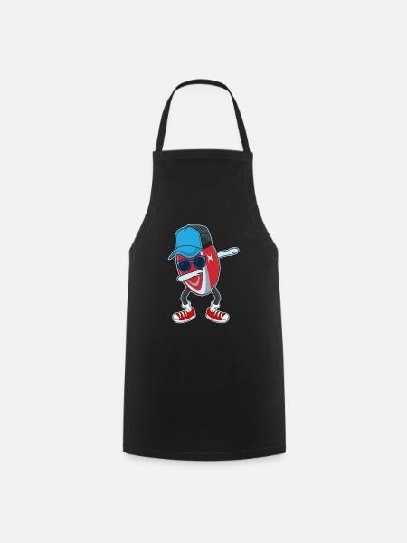 Rugby Ball Rugby Dab Dance Rugby Player - Cooking Apron - black