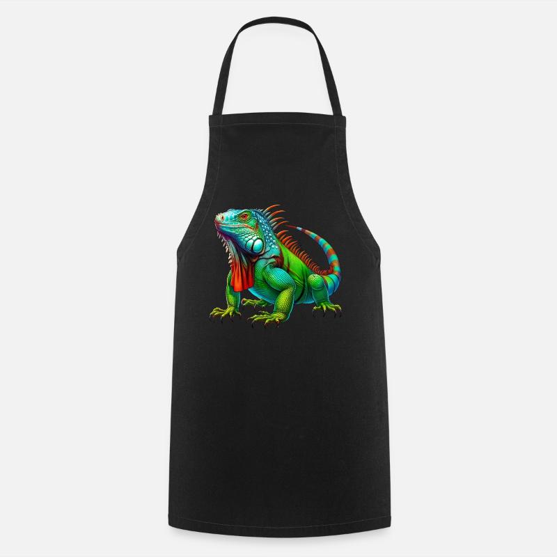 Iguane - Tablier de cuisine - noir