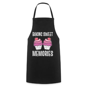 Baking Sweet Memories Konditor - Kochschürze - Schwarz - Vorne - AI Model Male 185 dark (185cm)