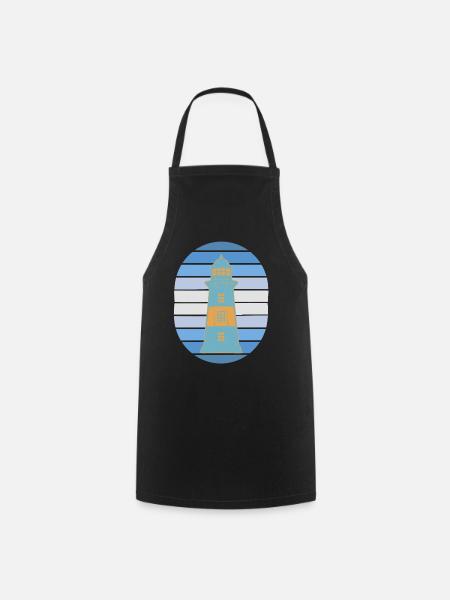 Phare Signal Phares maritimes - Tablier de cuisine - noir