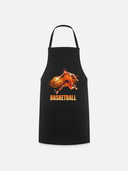 Basketball - Kochschürze - Schwarz