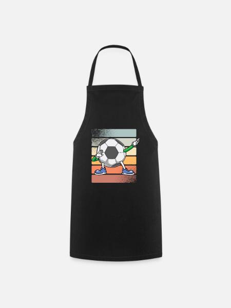 Fußball Fußballer - Kochschürze - Schwarz