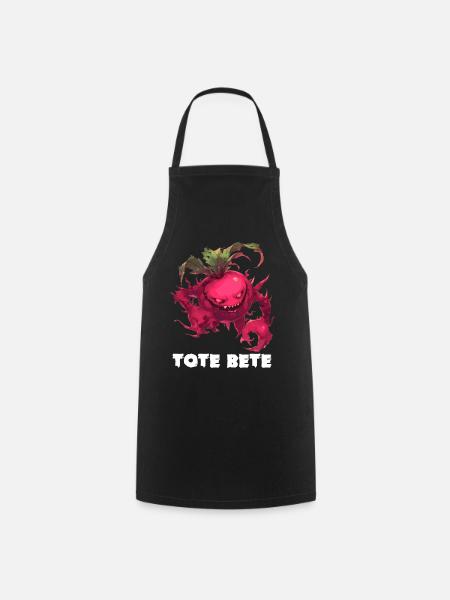Halloween Rote Bete Tote Beete Tote Bete - Kochschürze - Schwarz