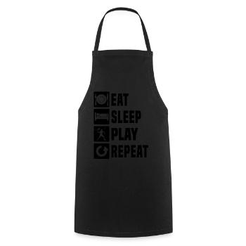 Pickleball Games Women Racquetball Games - Cooking Apron - black - Front - AI Model Male 185 dark (185cm)