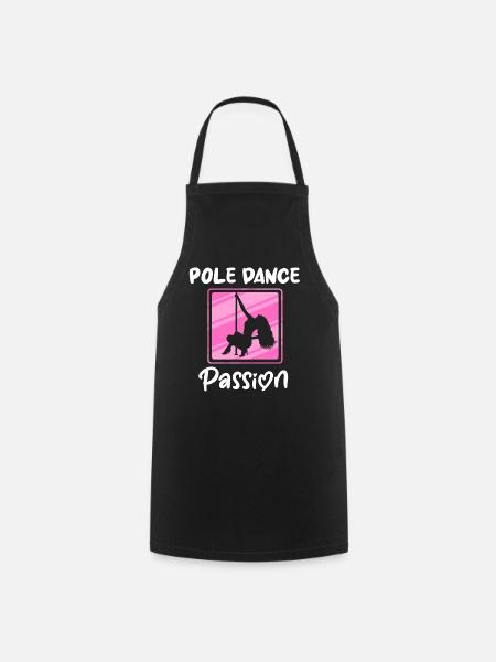 Pole Dance Dancer, Pole Dancing, Pole Dancing - Cooking Apron - black
