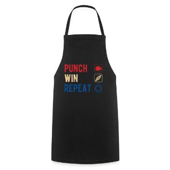 Boxen Arts Martiaux Boxing Boxer Club Boxer - Tablier de cuisine - noir - Devant - AI Model Male 185 dark (185cm)