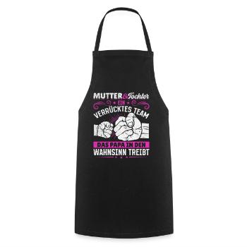 Mutter & Tochter Zusammen unschlagbar - Kochschürze - Schwarz - Vorne - AI Model Male 185 dark (185cm)