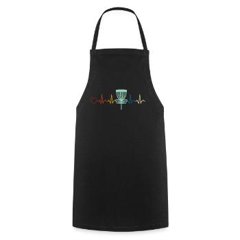 Disc golf heartbeat disc golf panier Disc golf - Tablier de cuisine - noir - Devant - AI Model Male 185 dark (185cm)
