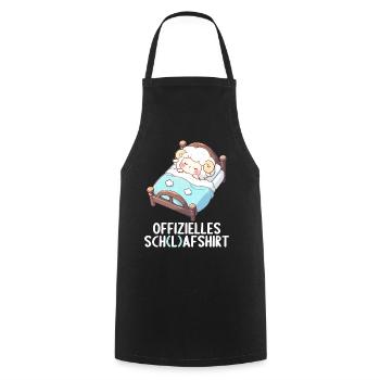 Offizielles Schafshirt Offizielles Schlafshirt - Kochschürze - Schwarz - Vorne - AI Model Male 185 dark (185cm)