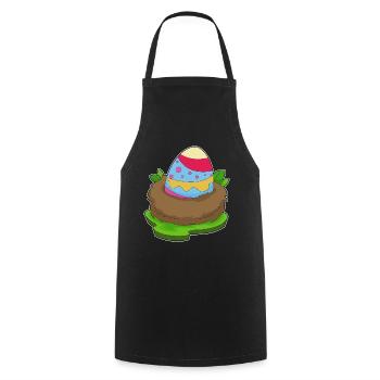 Easter Easter Egg - Cooking Apron - black - Front - AI Model Male 185 dark (185cm)