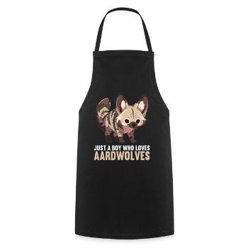 Erdwölfe Erdwolf - Kochschürze - Schwarz - Vorne - AI Model Male 185 dark (185cm)