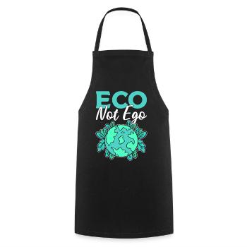 Eco Not Ego Förster - Kochschürze - Schwarz - Vorne - AI Model Male 185 dark (185cm)