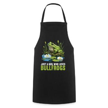Bullfrogs Bullfrog - Cooking Apron - black - Front - AI Model Male 185 dark (185cm)