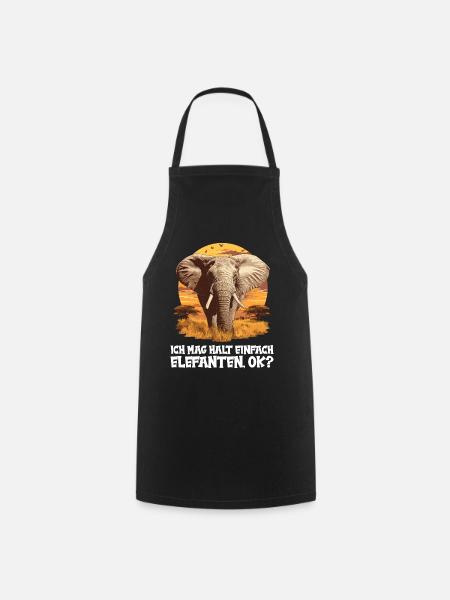 Éléphant Éléphant - Tablier de cuisine - noir