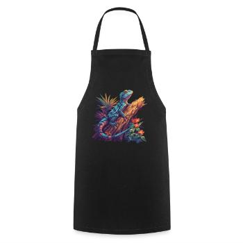 Agamen Agame - Tablier de cuisine - noir - Devant - AI Model Male 185 dark (185cm)