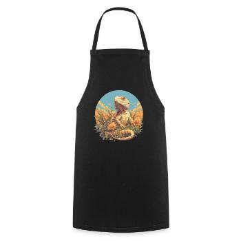 Agamen Agame - Tablier de cuisine - noir - Devant - AI Model Male 185 dark (185cm)