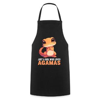 Agamen Agame - Tablier de cuisine - noir - Devant - AI Model Male 185 dark (185cm)