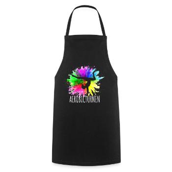 Gymnast Gymnastics Gymnastics Club Aerobic Gymnastics - Cooking Apron - black - Front - AI Model Male 185 dark (185cm)