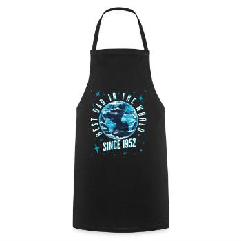 Best dad in the world since 1952 Father's Day - Cooking Apron - black - Front - AI Model Male 185 dark (185cm)