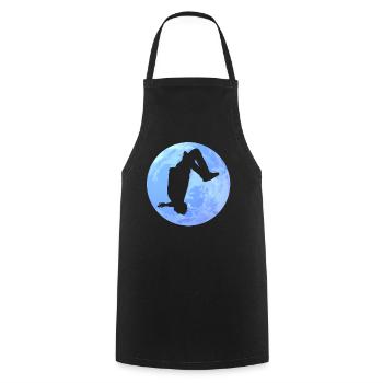 Parkour, Freerunning, Street Workout, Acrobatic - Cooking Apron - black - Front - AI Model Male 185 dark (185cm)