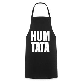 Humtata Spielmannszug Blaskapelle Big Band Tätära - Kochschürze - Schwarz - Vorne - AI Model Male 185 dark (185cm)