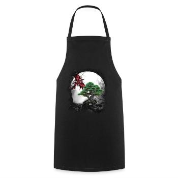Fairy Tale Mythical Creature Dragon Dragon Fairy Tale Character Myth - Cooking Apron - black - Front - AI Model Male 185 dark (185cm)