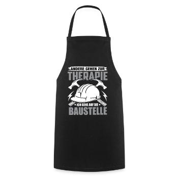 Artisan Artisan Artisan Humour Chantier - Tablier de cuisine - noir - Devant - AI Model Male 185 dark (185cm)
