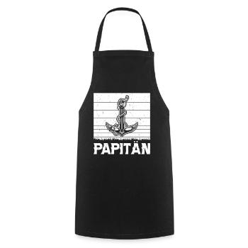 Father's Day Funny Father's Day Father Dad Daddy - Cooking Apron - black - Front - AI Model Male 185 dark (185cm)