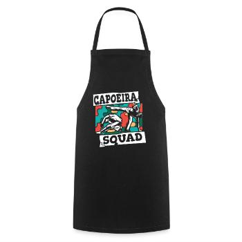 Capoeira Squad Ginga Capoeirista Tanz - Kochschürze - Schwarz - Vorne - AI Model Male 185 dark (185cm)