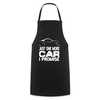 Juste une voiture de plus, je promets au conducteur de voiture - Tablier de cuisine - noir - Devant - AI Model Male 185 dark (185cm)