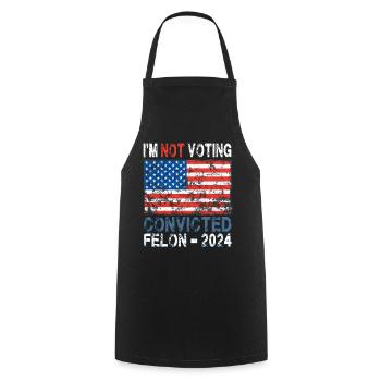 They say cows are bad for the environment. All - Cooking Apron - black - Front - AI Model Male 185 dark (185cm)
