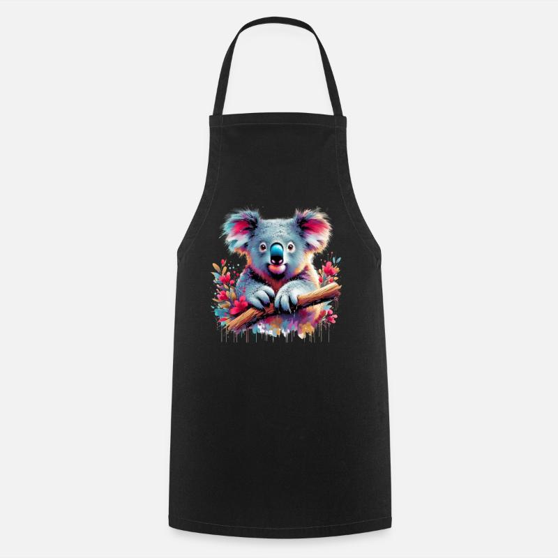 Koala - Tablier de cuisine - noir