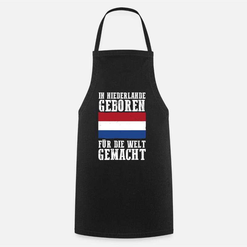 Pays-Bas Pays-Bas Pays-Bas - Tablier de cuisine - noir