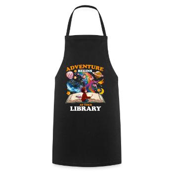 Travel The World Outfit World Travel Wanderlust Travel - Cooking Apron - black - Front - AI Model Male 185 dark (185cm)