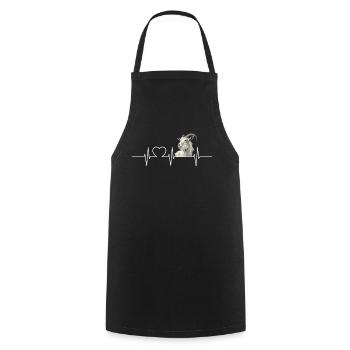 Alpine Goat Mountain Goats Mountain Goat - Cooking Apron - black - Front - AI Model Male 185 dark (185cm)