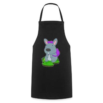 Sac à dos Bunny Student School - Tablier de cuisine - noir - Devant - AI Model Male 185 dark (185cm)