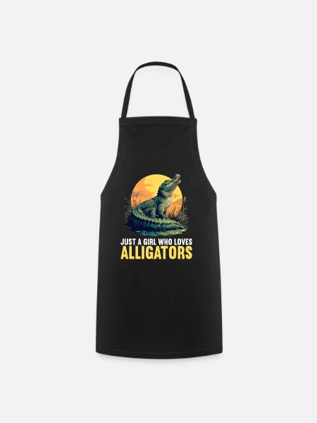 Alligatoren Alligator - Kochschürze - Schwarz