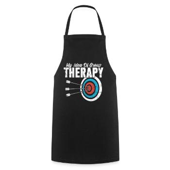 Funny Archery Arrow Recurve Bow Hunting Archery - Cooking Apron - black - Front - AI Model Male 185 dark (185cm)