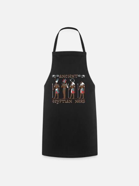 Nerd de l’Égypte ancienne - Tablier de cuisine - noir