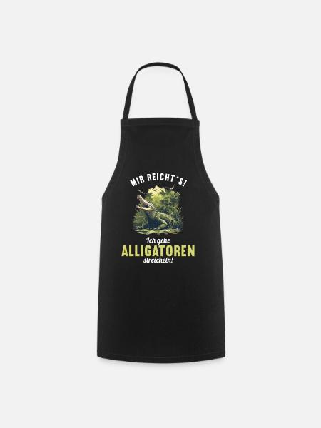 Alligatoren Alligator - Kochschürze - Schwarz