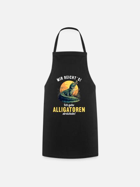 Alligatoren Alligator - Kochschürze - Schwarz