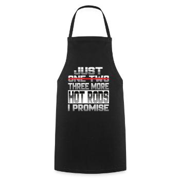 Juste un Hot Rod de plus, je promets Hot Rod Vintage - Tablier de cuisine - noir - Devant - AI Model Male 185 dark (185cm)