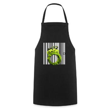 SPOT - STATUS - Cooking Apron - black - Front - AI Model Male 185 dark (185cm)