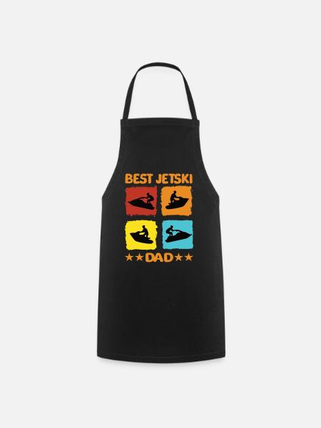 Best Jetski Dad - Kochschürze - Schwarz
