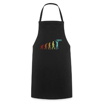 Bingo Evolution Professional Caller Daubers Bingo - Cooking Apron - black - Front - AI Model Male 185 dark (185cm)